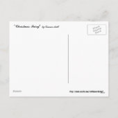 クリスマスフェアリー葉書 シーズンポストカード (裏面)