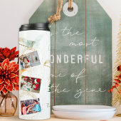 クリスマスフェアリー6写真テンプレートドリーミー金ゴールド タンブラー