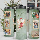 クリスマスフェアリー6写真テンプレートポインセチア タンブラー