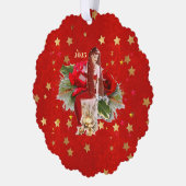 クリスマスフェアリー&スターズ オーナメントカード (左)