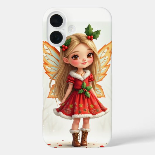 クリスマスフェアリーiPhoneケース Case-Mate iPhoneケース (裏面)