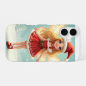 クリスマスフェアリーiPhoneケース iPhone 16ケース (裏面横)