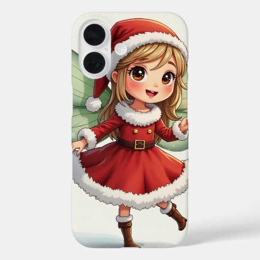 クリスマスフェアリーIPhone 16ケース Case-Mate iPhoneケース (裏面)