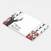 クリスマスフェア島ディアカスタムパーソナライズされた ポストイット (アングル)