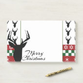 クリスマスフェア島ディアカスタムパーソナライズされた ポストイット (デスク)