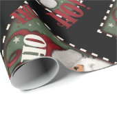 クリスマスフェスティバルかわいいサンタホホホホホインスピレーション ラッピングペーパー (ロールコーナー)