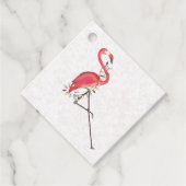 クリスマスフェスティバルかわいいフラミンゴストリングライト フェイバータグ (正面)