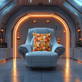 クリスマスフェスティバルの名パーソナライズされた前付き枕。 クッション