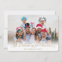 クリスマスフェスティバルの衣装 シーズンカード