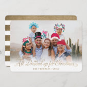 クリスマスフェスティバルの衣装 シーズンカード (正面/裏面)