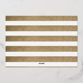 クリスマスフェスティバルの衣装 箔シーズンカード (裏面)