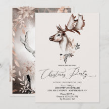 クリスマスフェスティバルカード冬の動物