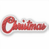 クリスマスフェスティバルシール シール (正面)