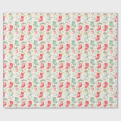 クリスマスフェスティバルストッキング ラッピングペーパー (フラット)