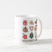 クリスマスフェスティバルビベス コーヒーマグカップ (正面右)