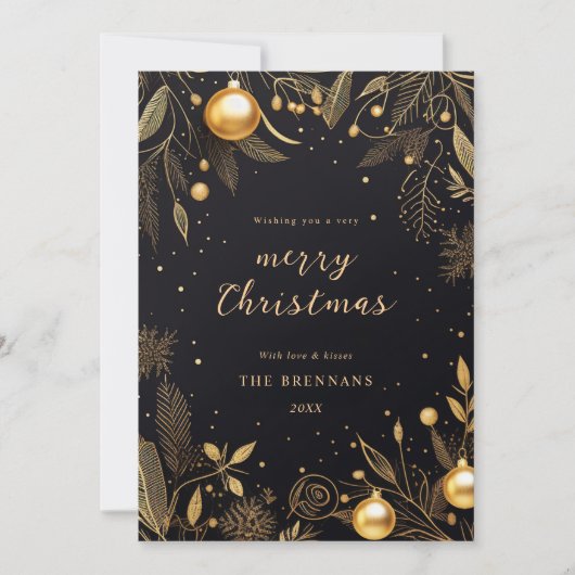 クリスマスフェスティバルブユニークロモダンック シーズンカード (正面)