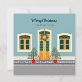 クリスマスフェスティバルポルトガルハウスカード (正面)