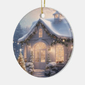 クリスマスフェスティバルライツホリデイオーナメント セラミックオーナメント (左)