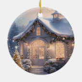 クリスマスフェスティバルライツホリデイオーナメント セラミックオーナメント (裏面)