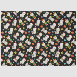 クリスマスフェスティバルラマスオンブラック 薄葉紙