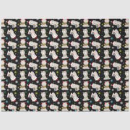 クリスマスフェスティバルラマスオンブラック 薄葉紙