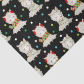 クリスマスフェスティバルラマスオンブラック 薄葉紙 (詳細)