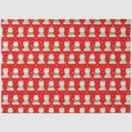 クリスマスフェスティバルラマスオンレッド 薄葉紙