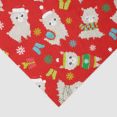 クリスマスフェスティバルラマスオンレッド 薄葉紙 (詳細)