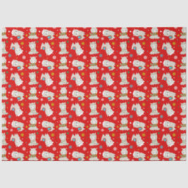 クリスマスフェスティバルラマスオンレッド 薄葉紙