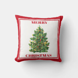 クリスマスフェスティバルヴィンテージクリスマスツリー クッション