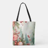 クリスマスフェスティバルヴィーブウォーターカラートート トートバッグ (裏面)