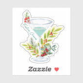 クリスマスフェスティバル応援カクテルドリンクホリデー シール (シート)