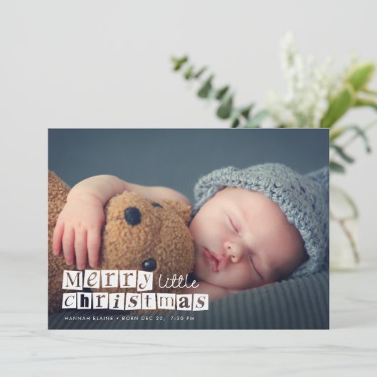 クリスマスフェスティバル誕生日発表カード 案内状 (スタンド正面)