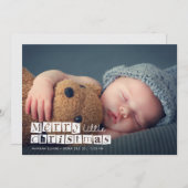 クリスマスフェスティバル誕生日発表カード 案内状 (正面/裏面)