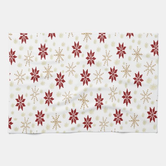 クリスマスフェスティバル キッチンタオル (横)