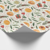 クリスマスフェスティバル ラッピングペーパー (角)