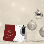 クリスマスフェリズナビダッドフェスティバルギターレッド シーズンカード