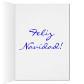 クリスマスフェリズナビダードレッドスターホリデーカード (内側 (右))