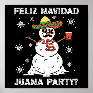 クリスマスフェリズナヴィダフアナカッコいいメキシコ ポスター