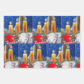 クリスマスフェレットラッピング紙fromオリジナルアート ラッピングペーパーシート (正面2)