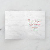 クリスマスフェンス付き冬樹 シーズンカード (内部)