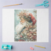 クリスマスフォイラージュサンタ 薄葉紙 (クラフト)