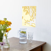 クリスマスフォイルプリントポスターアートとデザインスタイル 箔ポスター (レイダウン (キッチン))