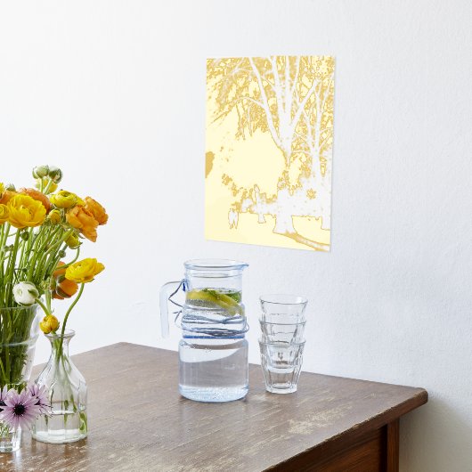 クリスマスフォイルプリントポスターアートとデザインスタイル 箔ポスター (レイダウン (キッチン))