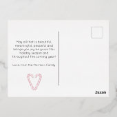 クリスマスフォイル写真葉書、フォイル葉書 箔シーズンポストカード (裏面)