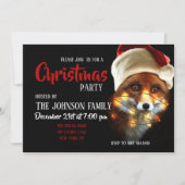 クリスマスフォックス。 招待状 (正面)