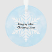 クリスマスフォトオーナメント記念 オーナメント (裏面)