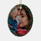 クリスマスフォトオーナメント セラミックオーナメント (右)