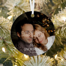 クリスマスフォトオーナメント