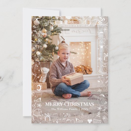 クリスマスフォトオーバーレイ シーズンカード (正面)